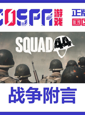 steam正版 战争附言 Squad 44 豪华版 国区cdkey  入库 PC端游戏