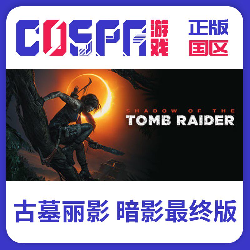 steam 正版 国区 古墓丽影：暗影最终版  激活码 激活入库 key