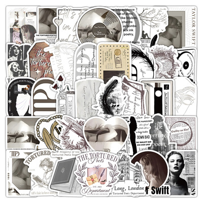 泰勒TTPD苦难诗社专辑贴纸霉霉