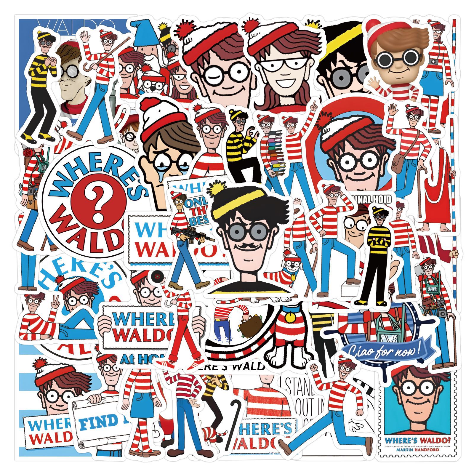 WheresWaldo贴纸瓦尔多在哪里