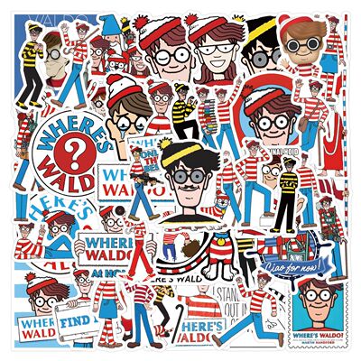 WheresWaldo贴纸瓦尔多在哪里