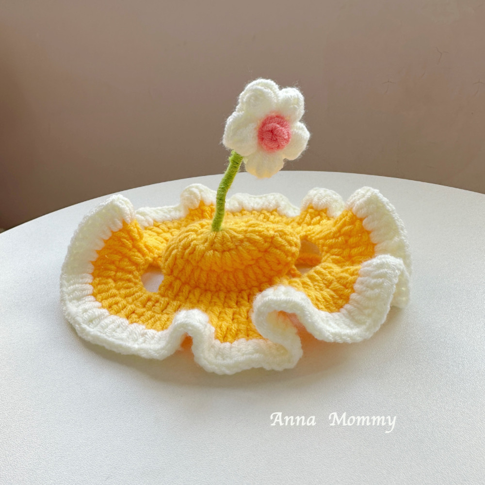 春田花花宠物帽子狗狗头手工编织