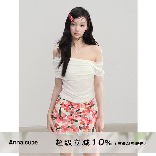 斜肩无袖吊带辣妹背心t恤