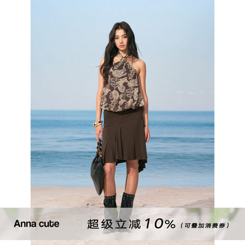 ANNACUTE腰果花金属扣挂脖