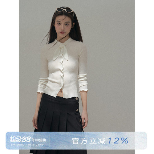 ANNACUTE显瘦羊毛上衣