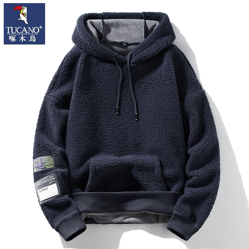 啄木鸟潮流保暖卫衣男外套