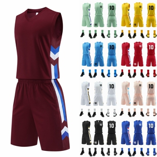 多色篮球服套装比赛速干透气男女儿童款运动服打比赛事训练篮球衣