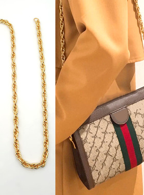 吉茵东适用古驰ophidia包链条替换gucci夹子包链子单买肩带配件