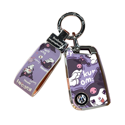 适用大众POLO钥匙套POLOPLUS菠萝波罗女士专用可爱卡通女款女生壳