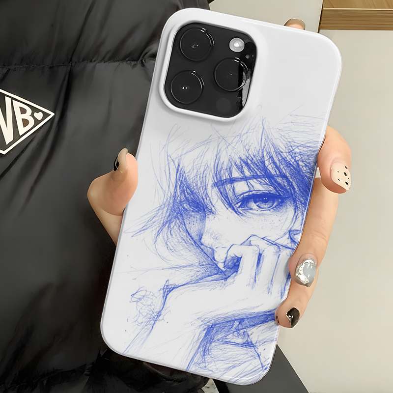 蓝漫十4适用于苹果17promax手机壳iphone15pro小众高级感14pro防摔保护壳13手机壳适用于iPhone16pro简约ins