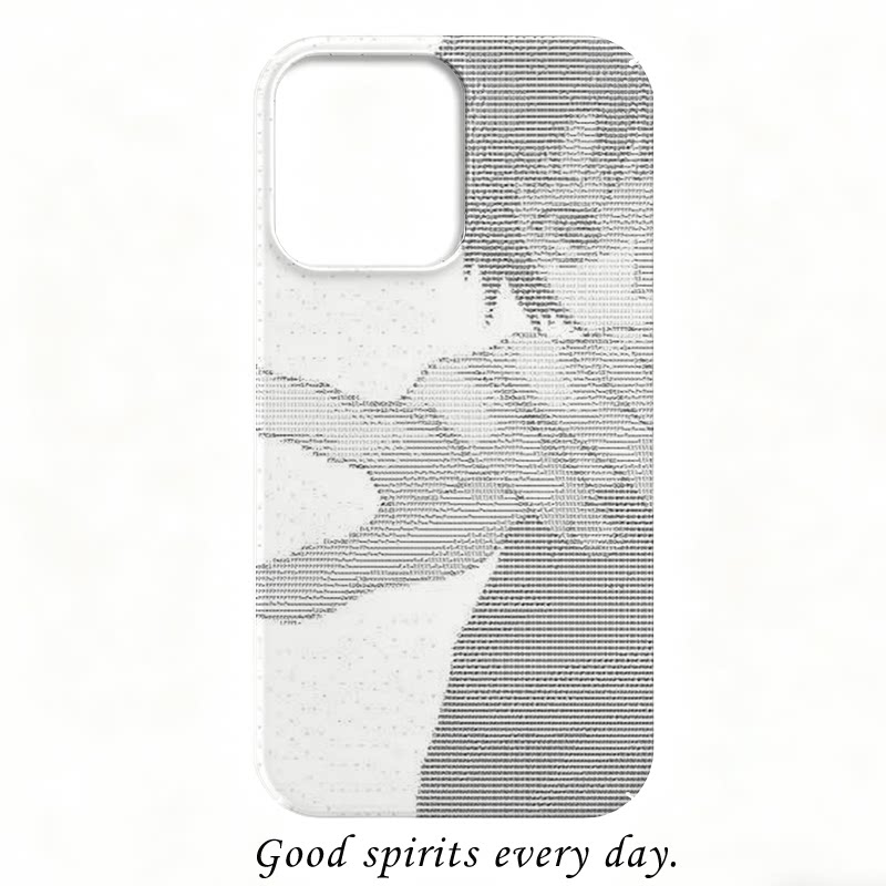 适用于苹果iPhone手机壳创意15个性保护套17线条乱绘蓝底像素漫画星冰西瓜动漫简约高级感氛围星星手机保护壳