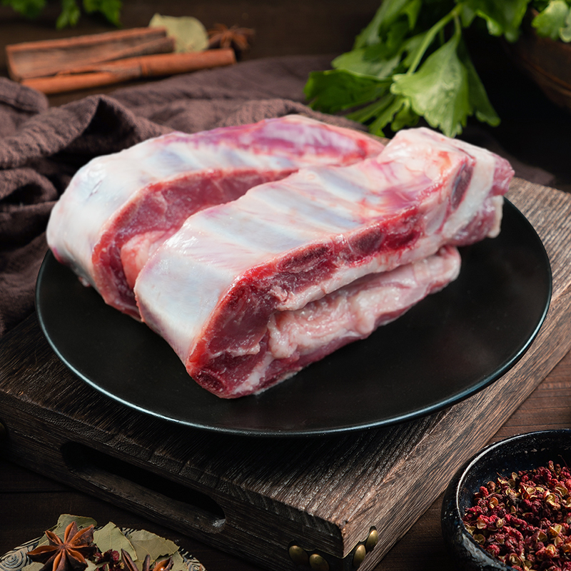 东来顺条排肋排1000g/袋内蒙古羔羊原切手把肉炖煮食材老字号