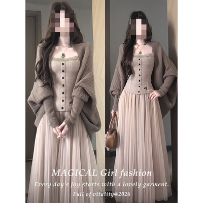 韩系穿搭绝美一整套装女款春秋季