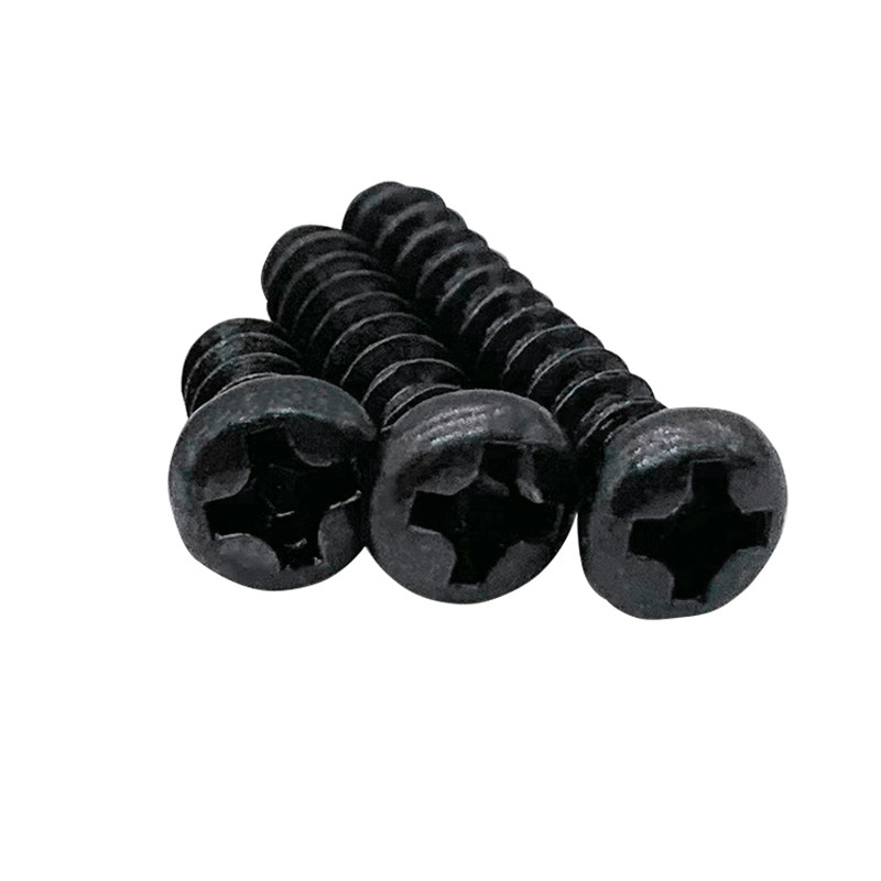 gb845铁镀黑锌圆头十字槽黑色自攻螺丝1.2st1.4st1.7st2.6-st3.