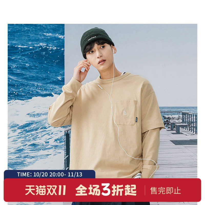 nauticawhitesail长袖T恤