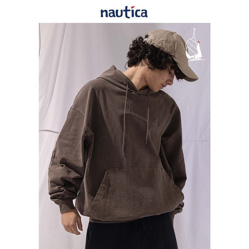 nauticawhitesail连帽卫衣