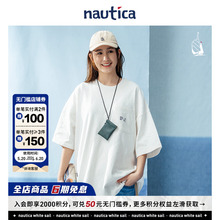 明星同款 nautica Japan 日系无性别宽松纯棉短袖 T恤JPTW3111