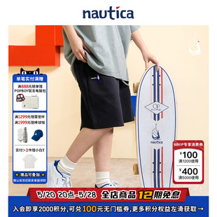 nautica 白帆×POPBOY日系无性别纯棉休闲短裤 联名限量 KW3231