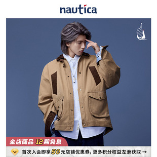 衬衫 宽松翻领叠穿显瘦长袖 nautica白帆 WW5319 蔡徐坤同款