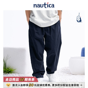 日系中性户外宽松休闲舒适休闲裤 nautica白帆 PW4124 官方正品