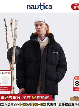 【官方正品】nautica白帆 日系中性经典百搭潮流廓形羽绒服JW3332