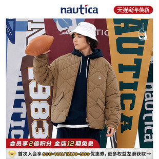 白帆日系无性别两面穿保暖棉服厚外套JW2471 nautica 官方正品