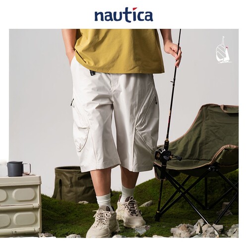 nauticawhitesail休闲短裤