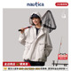 白帆中性户外格纹肌理拉链口袋薄外套 nautica 官方正品