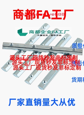 同一字连接件铝型材配件ADL21-G306内置直线国标ADL21-G408