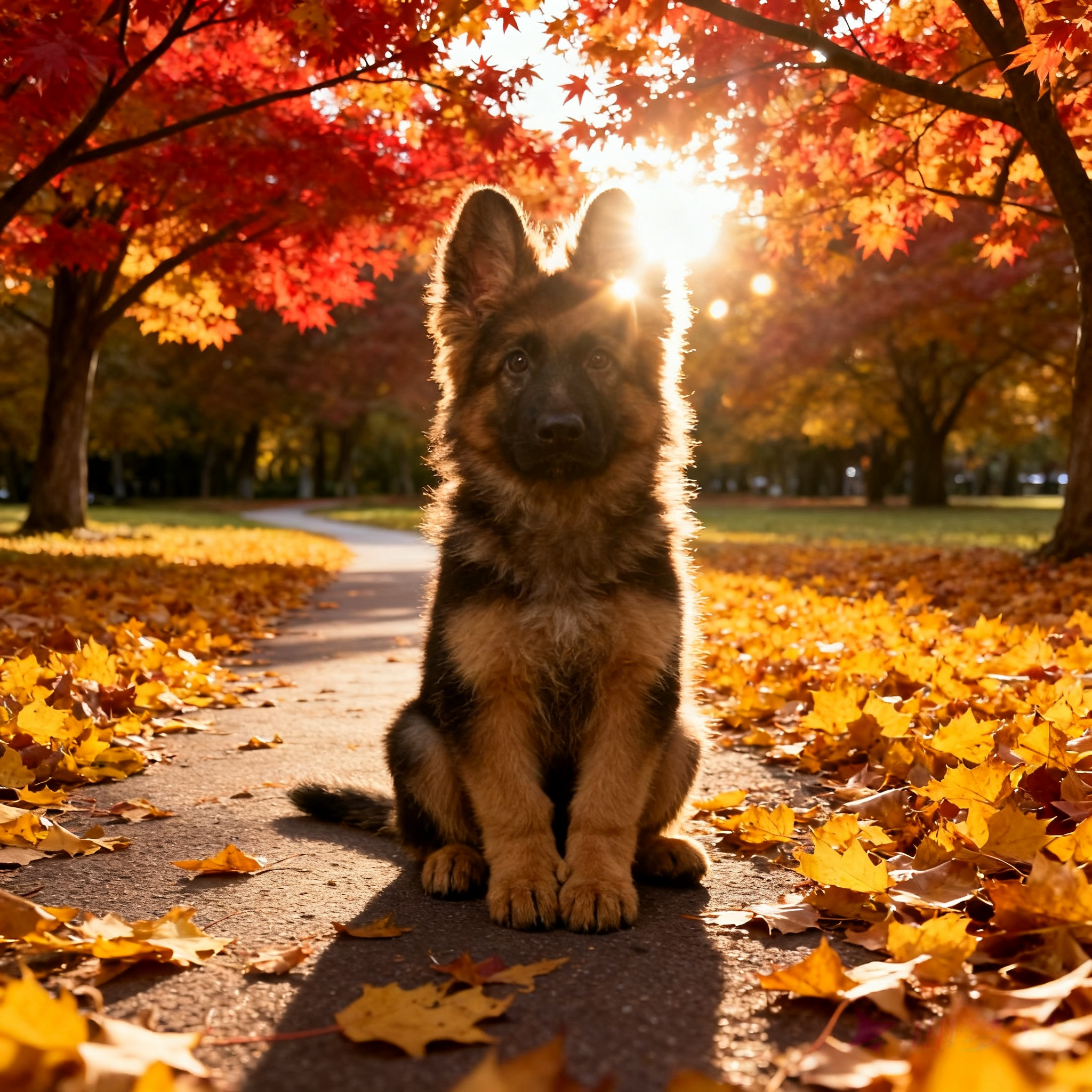 宠物狗狗大型犬农村弓背幼崽家养