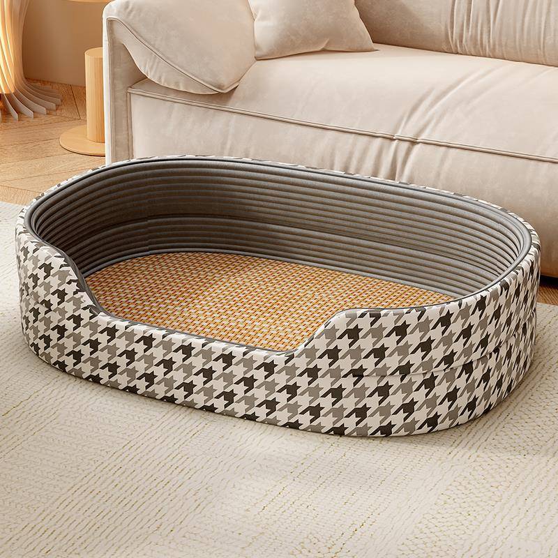 猫窝夏季狗窝四季通用夏天宠物降温凉席垫子中小型犬狗窝猫咪睡窝