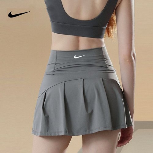 nike耐克运动短裙女瑜伽训练防走光网球裙高腰显瘦健身跑步半身裙