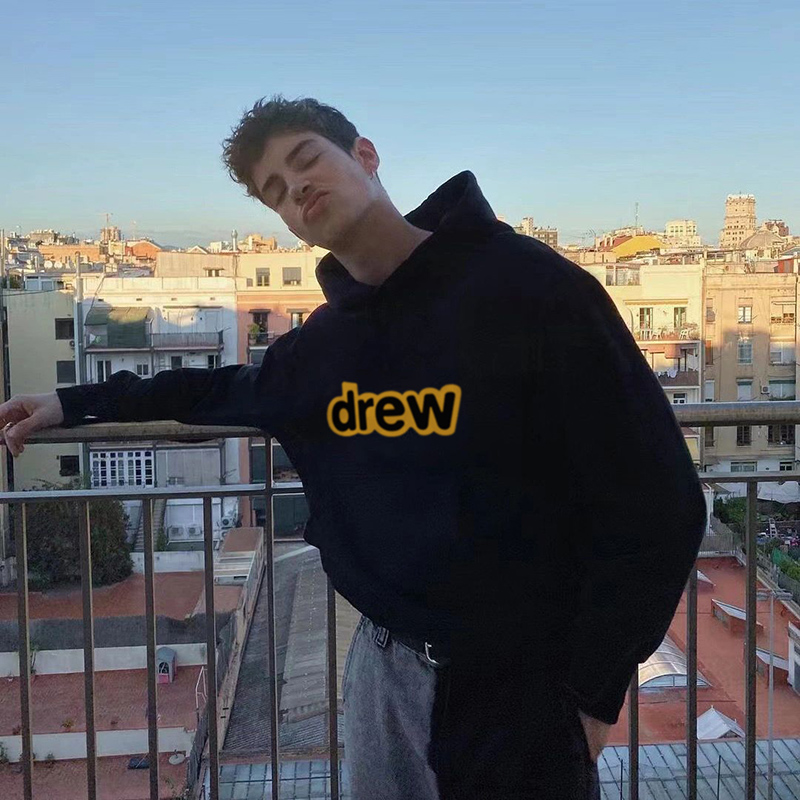 drewbee潮牌宽松连帽卫衣男