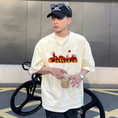 KONNE简约帅气短袖 T恤痞帅男款 2025新款 WE11DONE 夏装 体恤上衣潮