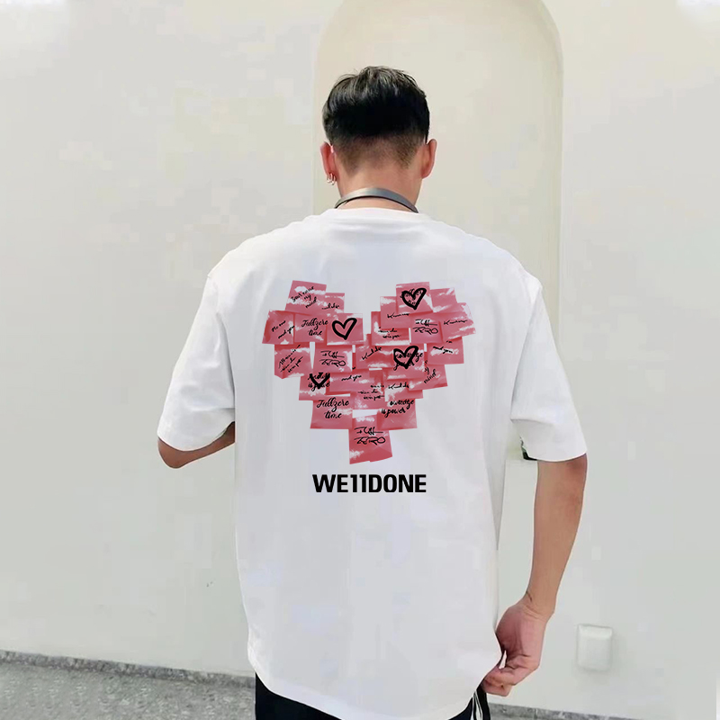 WE11DONEKONNE短袖潮牌t恤男
