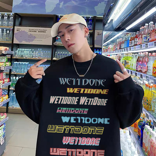 WE11DONEKONNE圆领卫衣男