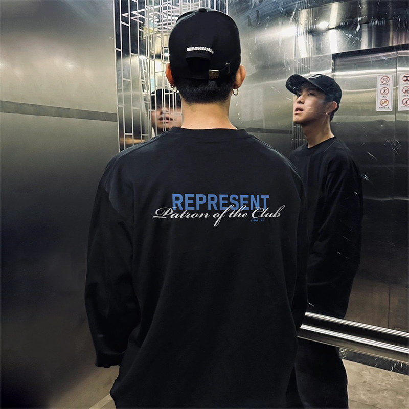 TEAM247REPRESENT圆领卫衣男