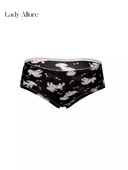 日系可爱牛奶丝卡通图案秋三角内裤 「LA」all in系列 学生舒适薄