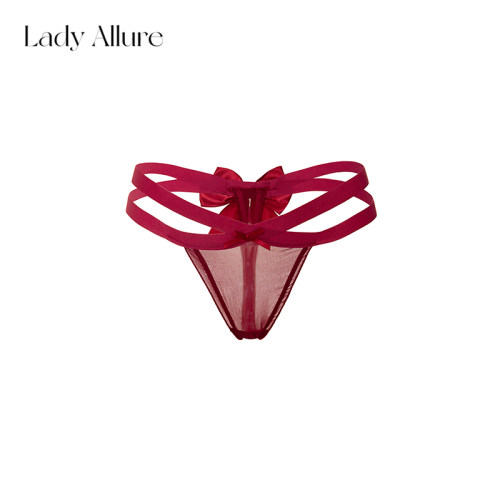 性感交叉带子蝴蝶结美臀内裤