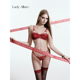 「LA」Lowell·绝蜜猎手｜新年特辑 纯欲蕾丝性感美背文胸女套装