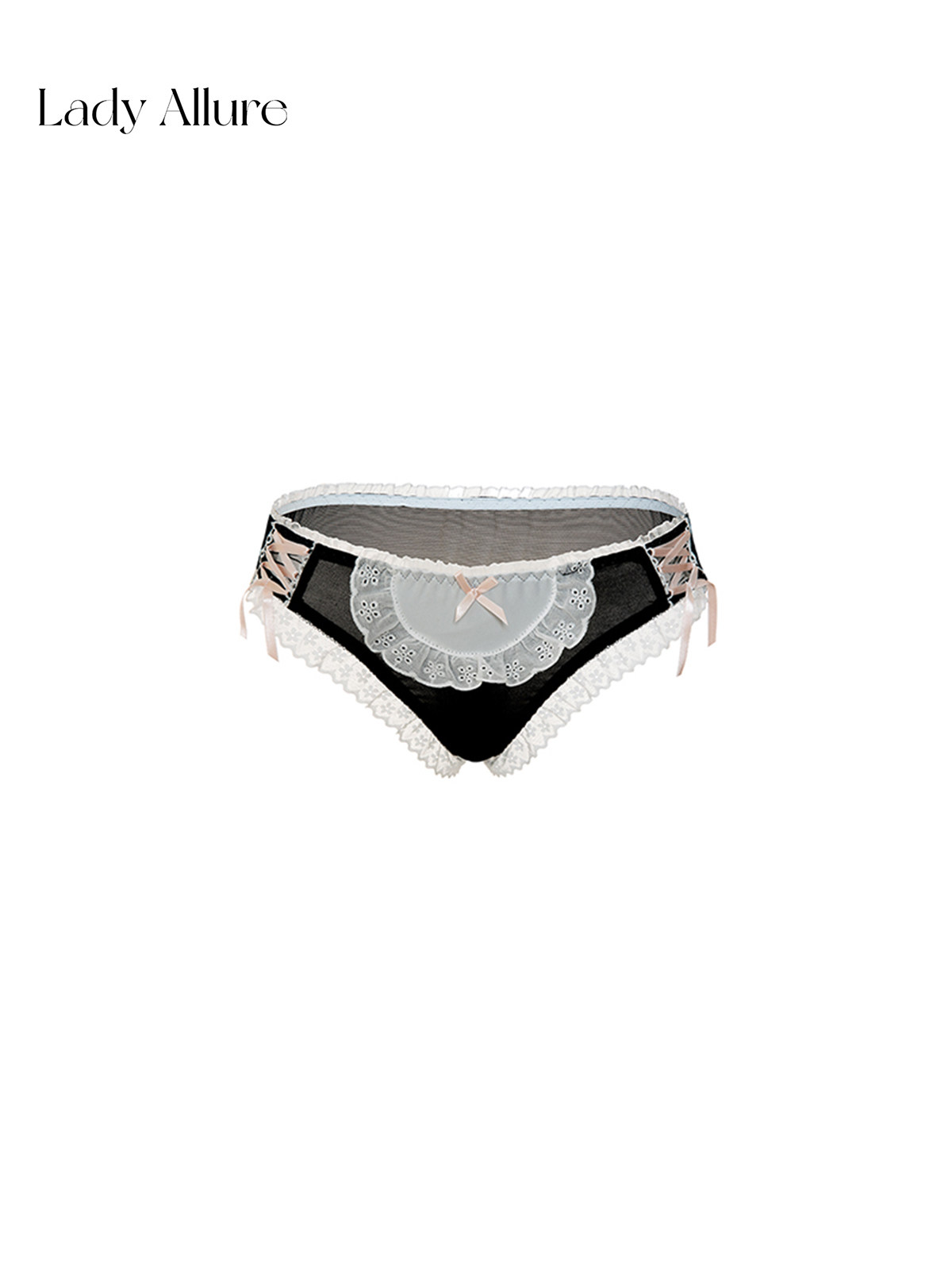 「LA」温柔芭蕾*日系舒适性感女仆风内裤女蕾丝低腰纯欲三角裤
