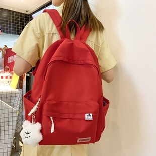 初中生女生书包女士学院风小众大容量女孩双肩包高颜值冷门ins风