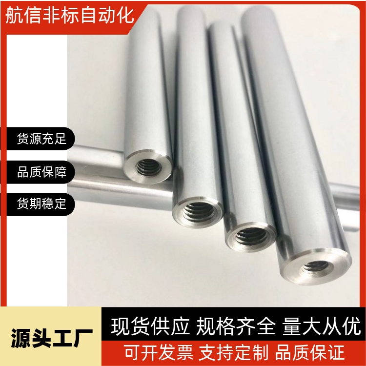 g6公差一端内螺纹带扳手槽光轴SFJC20-100-M10-SC10镀硬铬PSFJC20