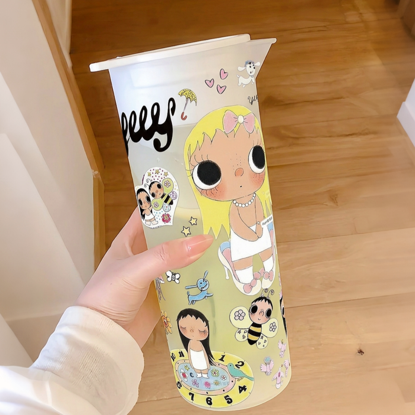 可爱小玉冷水壶家用冰箱凉水杯大容量耐高温冷萃杯水果茶饮料桶