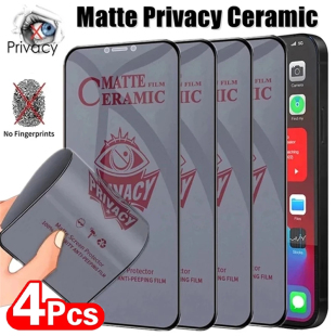 4Pcs Privacy Screen iPhone Matte For Protector