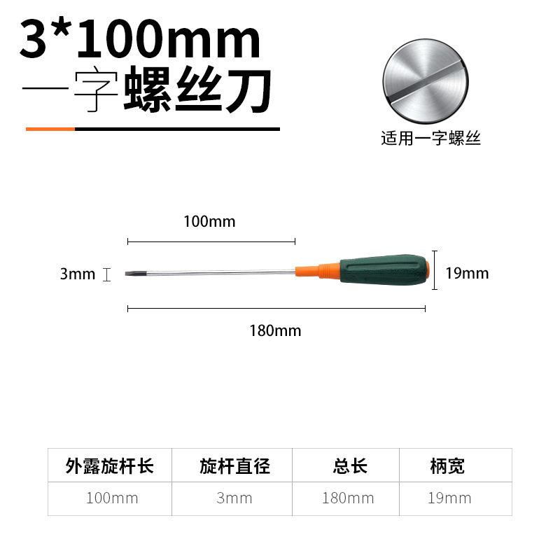 绿林高硬强磁螺丝刀十字一字两用