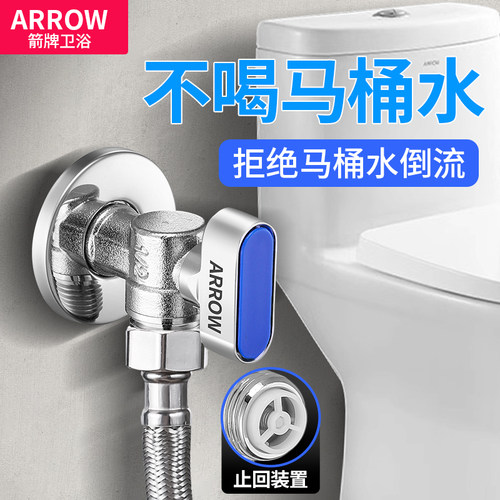 箭牌官方正品全铜大流量止逆球阀
