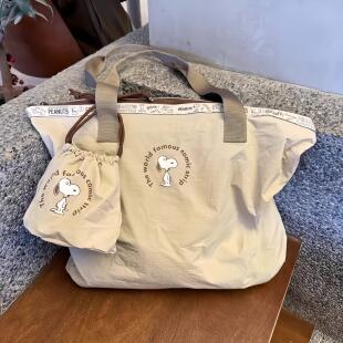 旅游出行折叠旅行袋大容量行李包可套拉杆箱女生便携托特包收纳包