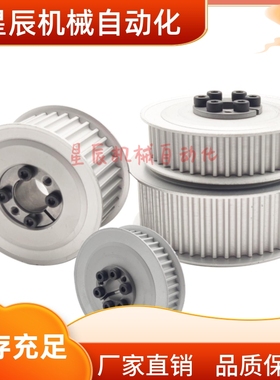 HTLA30S5M150-E/F-10 12 14 15免键式胀紧套同步轮 高扭矩