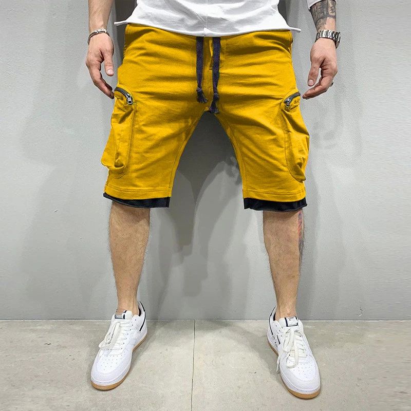 Casual loose workwear five quarter pants休闲宽松工装五分裤
